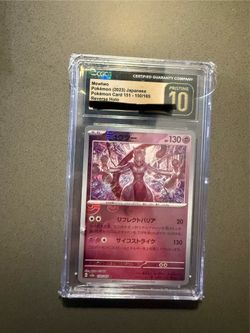 CGC Pristine 10 Japanese 151 Mewtwo Reverse Holo 🔥 Trade or Sell