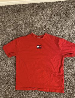 Tommy Hilfiger And Tommy Jeans Red Shirt Size Medium