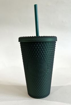 New! Starbucks Green Studded Tumbler Grande (not original straw)