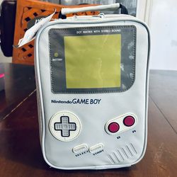 Nintendo GAMEBOY Zippered Pack Bag 10.5” x 7” x 4” Official Nintendo - Spencer’s