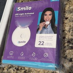 LED light activated teeth whitening kit