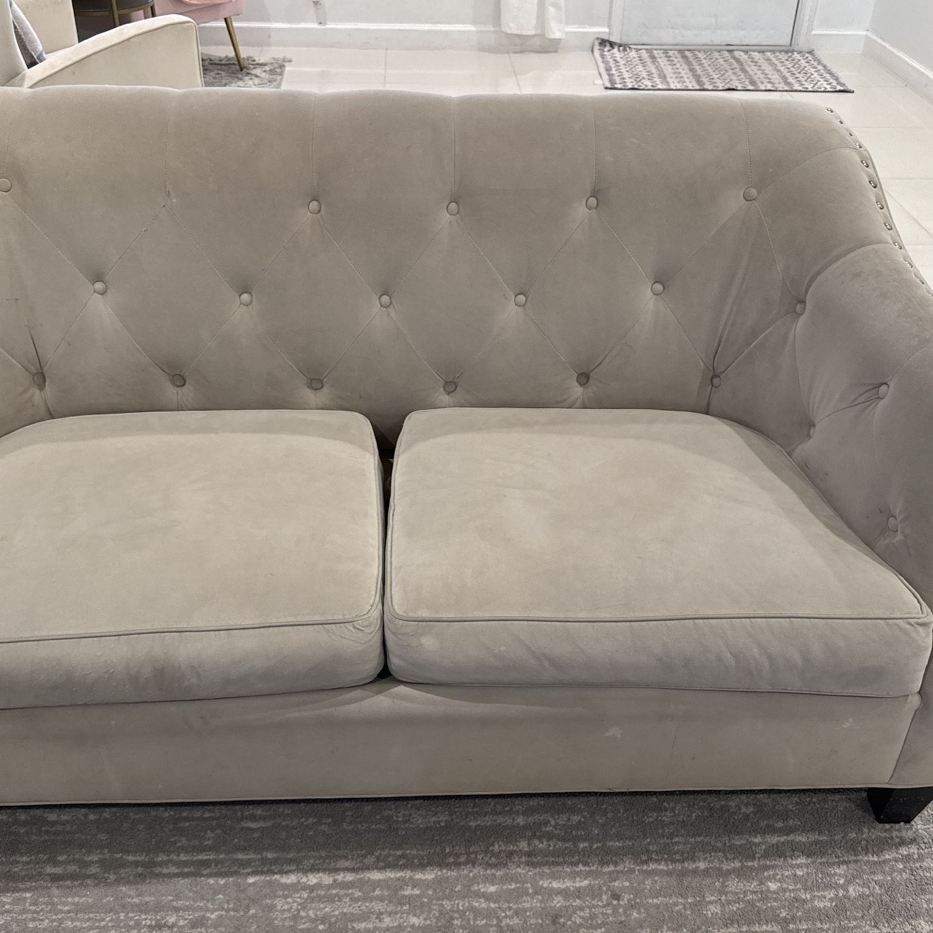 4 Pieces Sofa Set - 2x2x1+ Accent Ottoman
