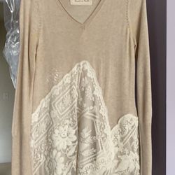Anthropology Lace Top
