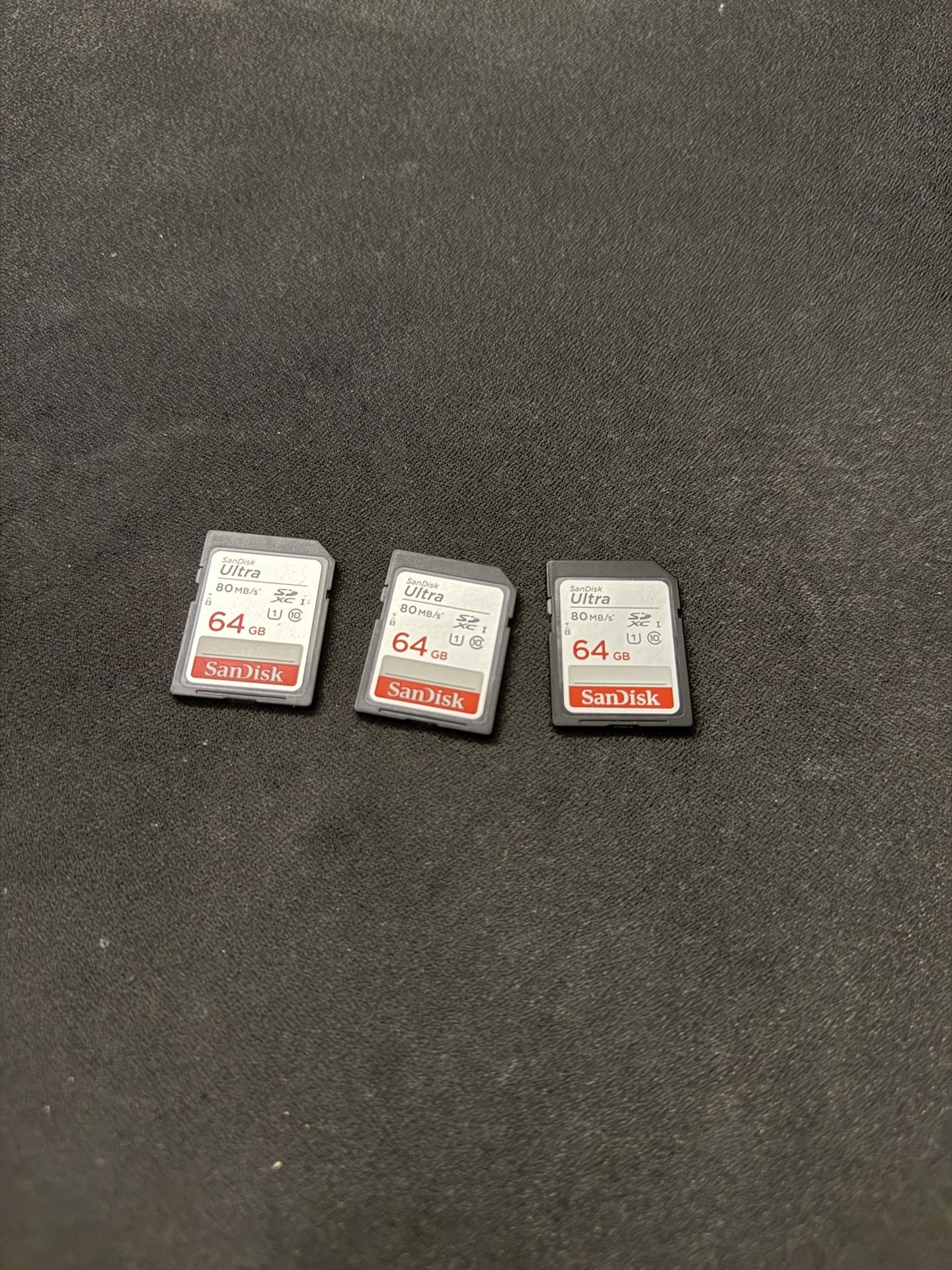 SanDisk Ultra 64GB 3-pack SDXC UHS-I Class 10 Memory Card
