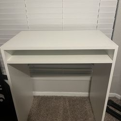 Small Wooden White Desk