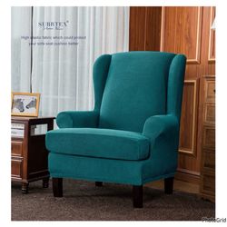 🦚 SUBRTEX • Wing Chair Slipcover