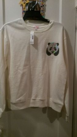 White panda sweatshirt