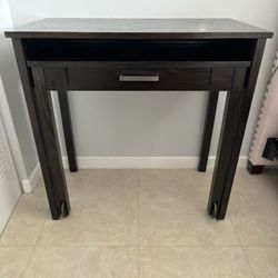 West Elm Dark Wood Desk
