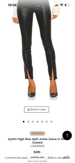 L'AGENCE Jyothi High Rise Split Ankle Jeans