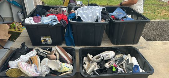 All must go. Clothes & shoes
