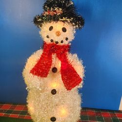 15 Inches Lighten Snow Man  Electric 