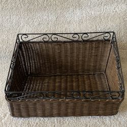 Rattan Magazine Rack