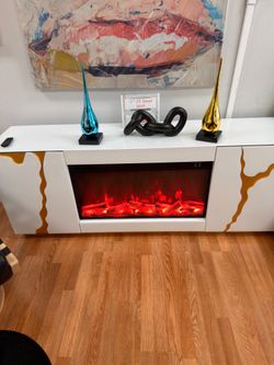 Tempered Glass Fireplace