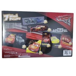 Kids Cars 3 Disney Pixar 7 Wood Puzzles