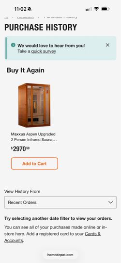 Maxxus Aspen Upgraded 2 Person Sauna