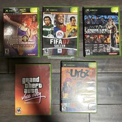 Xbox Games And Beat Pad