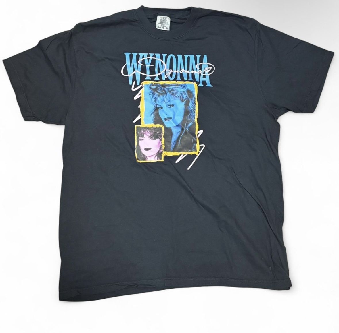 Wynonna Judds black and blue graphic tee