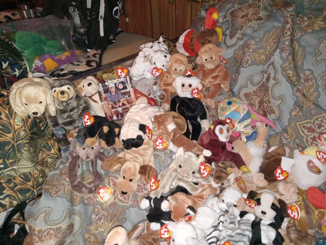90"s ty beanie baby collection 