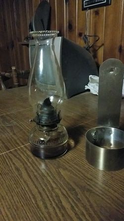 Lantern with custom made holder