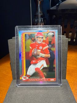 2025 Topps Chrome Refractor Patrick Mahomes II #148 Kansas City Chiefs