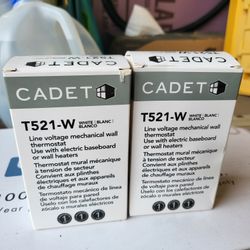 CADET T521-W Thermostat Qty 2
