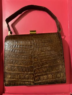Vintage Crocodile Handbag