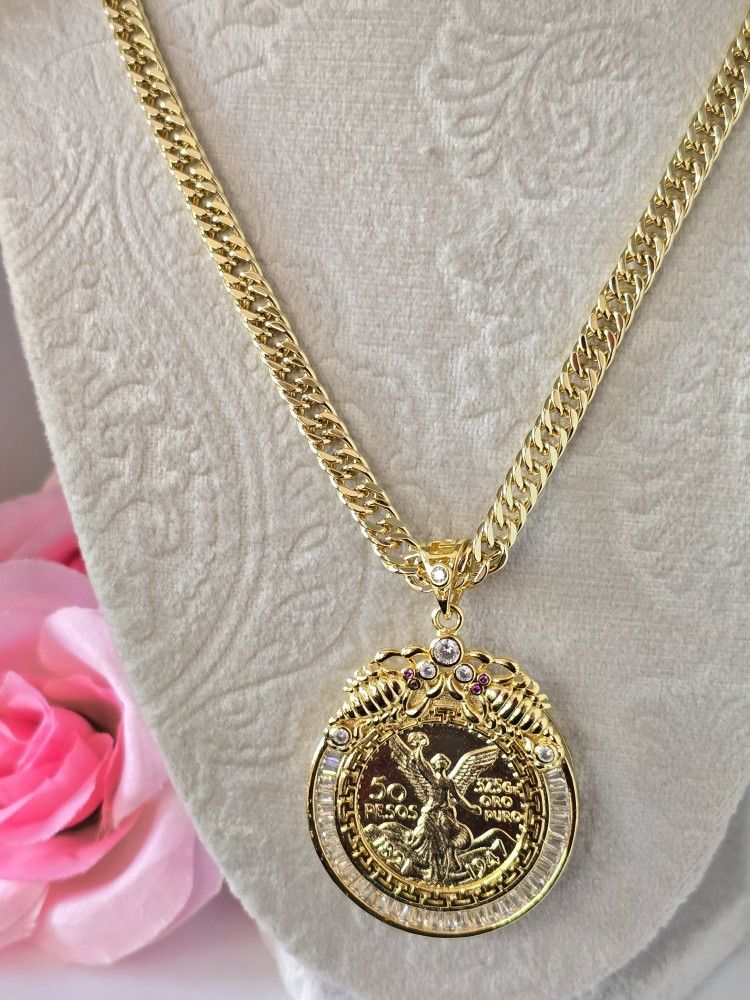 Gold Filled Chain With CENTENARIO