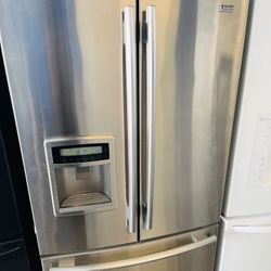 Kenmore french door refrigerator stainless steel finish