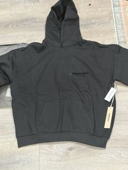 Essential Black  Hoodie Size M