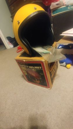 Vintage Motorcycle Helmet