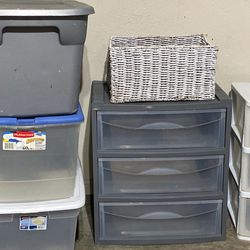 Storage Containers All For $30 