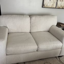 Sofa Set and Wood Table for Sale