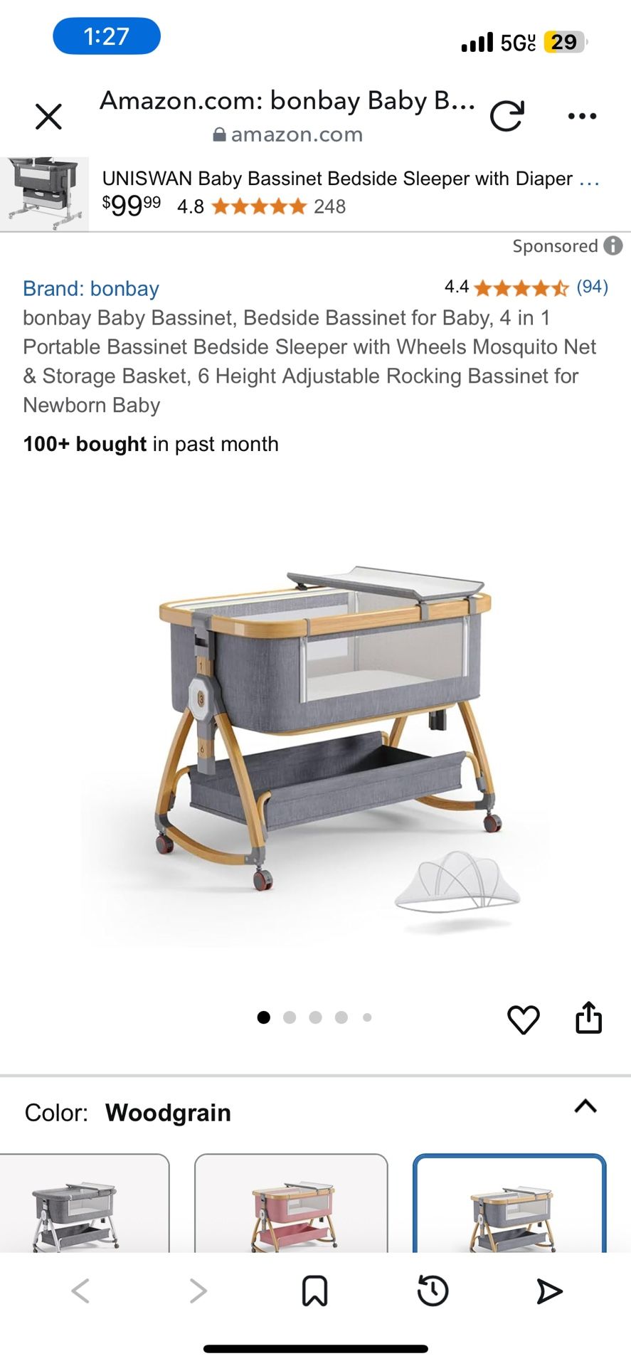 Bedside Bassinet