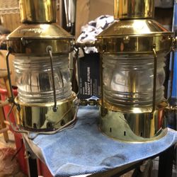   ANKERLICHT   BRASS  SHIP  LANTERN 