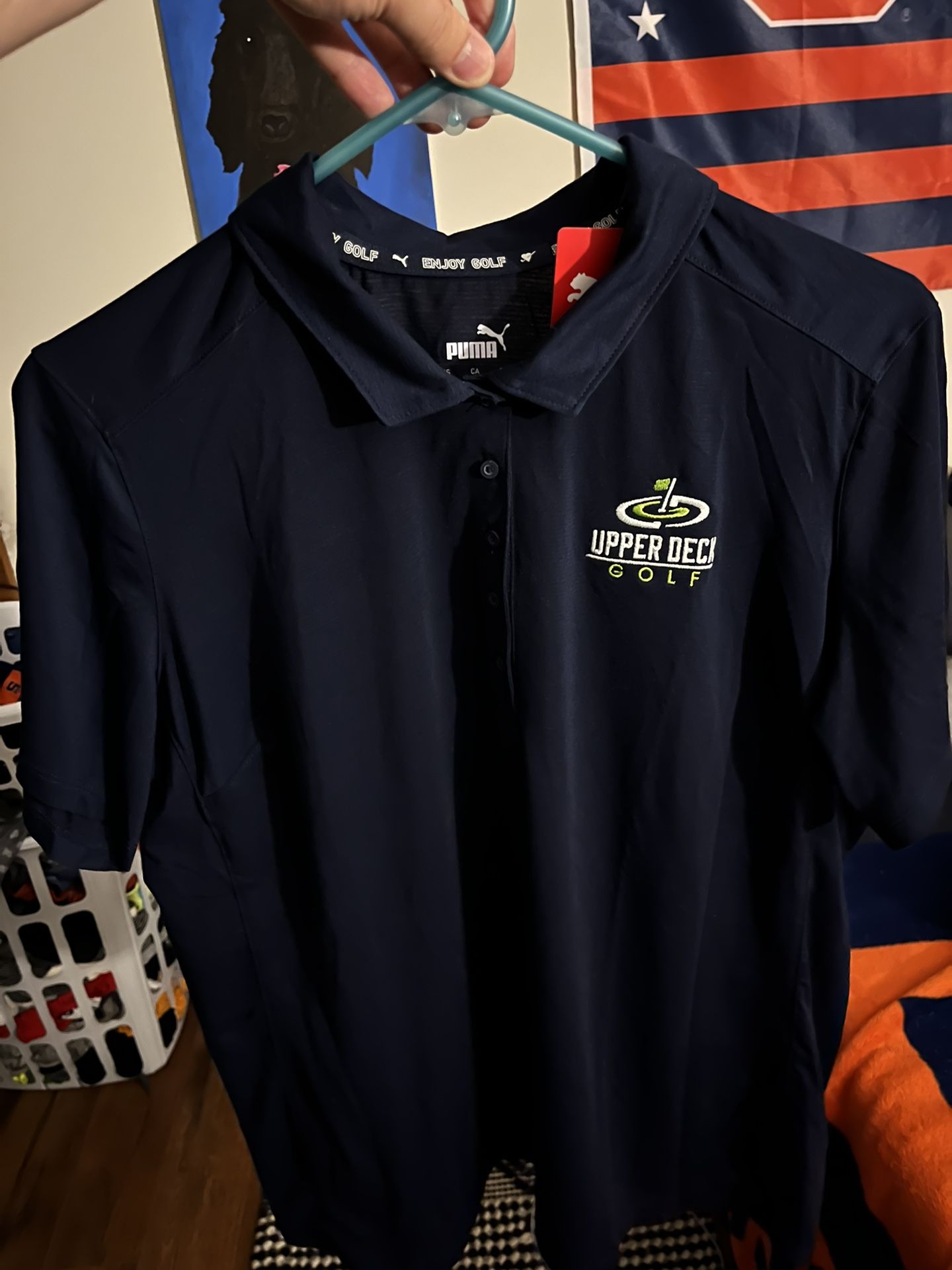 Puma Branded “Upper Deck Golf” Women’s Polo Size Large