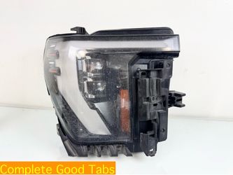 2024-2026 GMC SIERRA 2500 HEADLIGHT PASSENGER SIDE FULL LED USED OEM