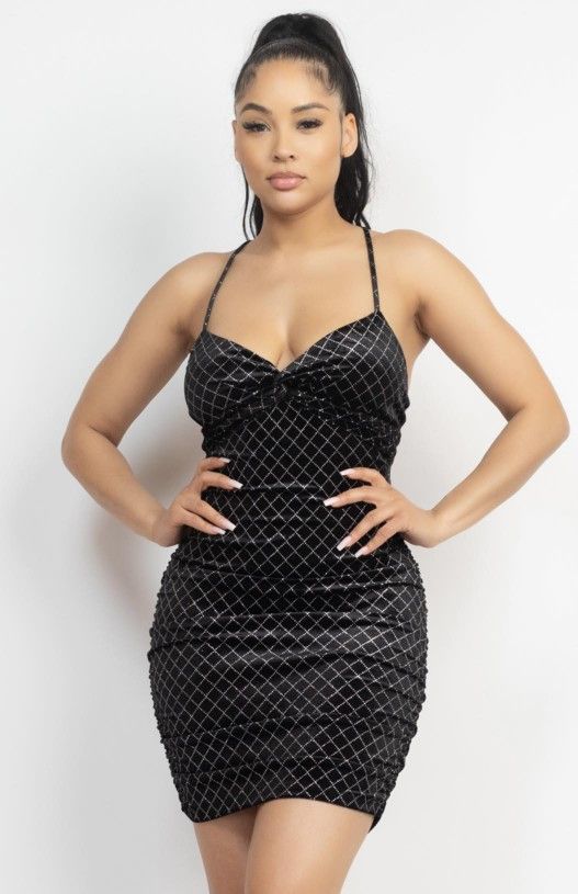 New Women's Velvet Dress Available In Size Small Medium And Large