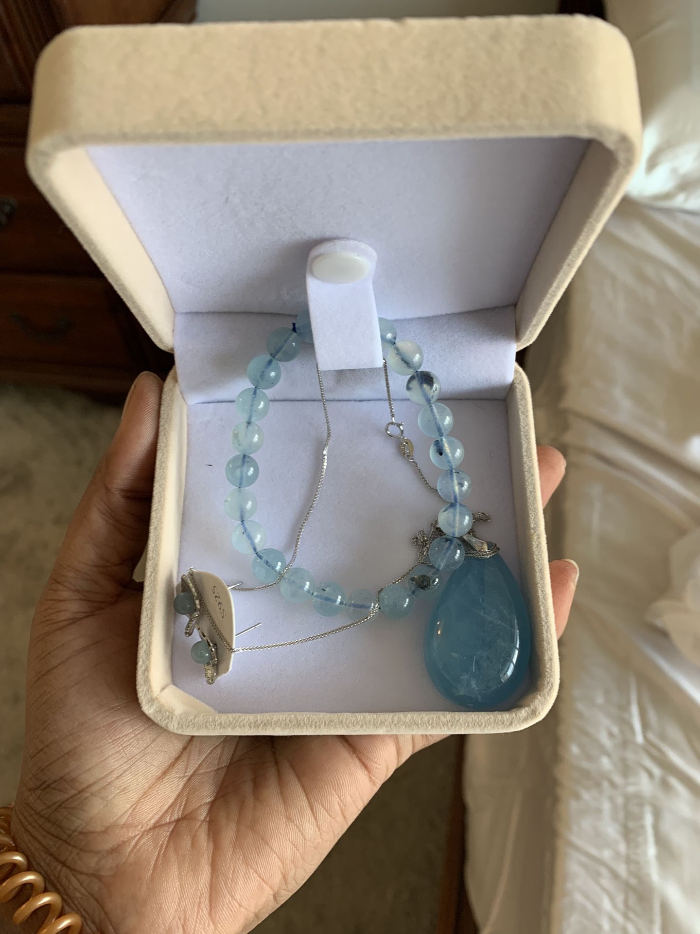 Aquamarine Jewelry Set