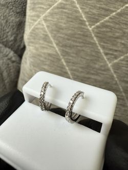 Genuine Moissanite Earings 