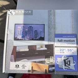 Full motion TV wall mount