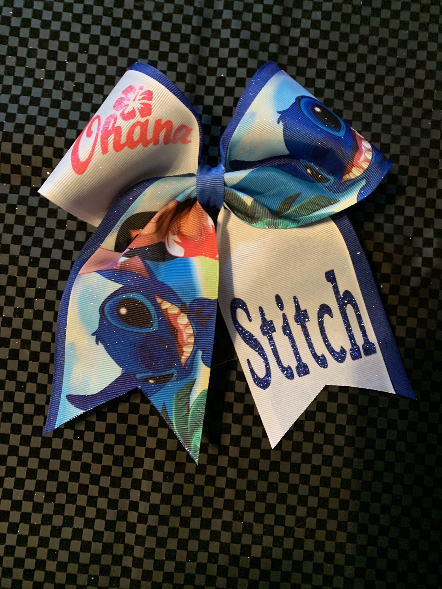 LILO stitch hair bow