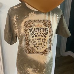 Summer bleached t shirt Yellowstone Size M