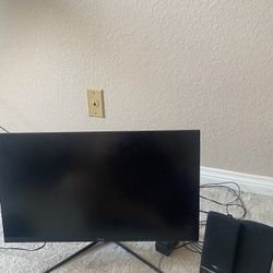 Monitor With Speakers, Keyboard & Mic Pop Shield 