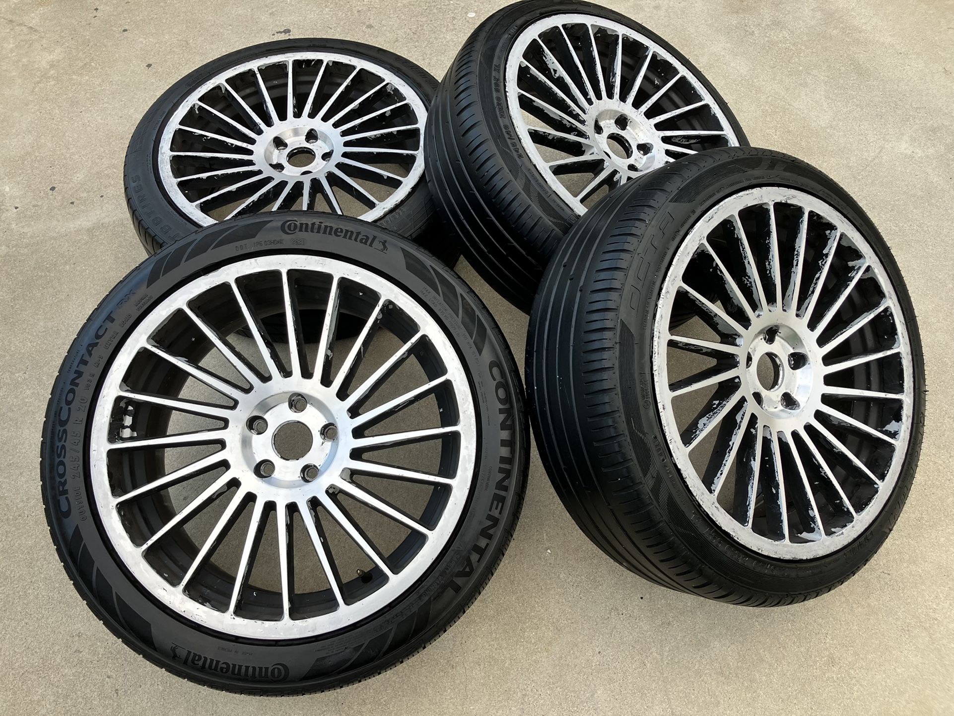 Rims 20 Inches  wheels 5x112 Lugs Pattern For AUDI MERCEDES BENZ beetle GTI Golf Jetta Tiguan Crossfire Macan Q30 QX30 Bmw 