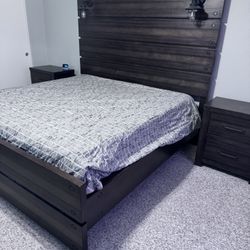 Sonoma Bed Frame Dresser and Mirror 