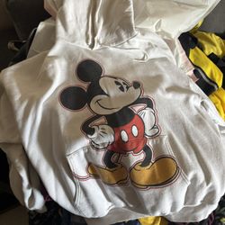 White Disney Hoodie