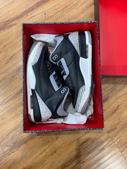 Jordan 3 black cement 2024