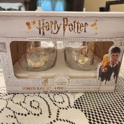 Harry Potter Stemless Glass Set