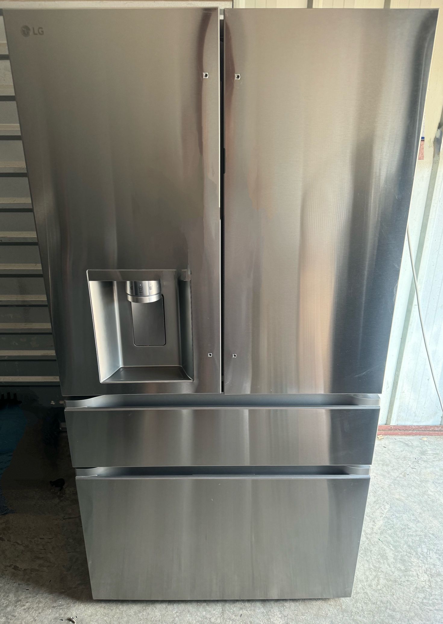 Samsung four-Door Refrigerators, Stainless Steel Fingerprint Resist