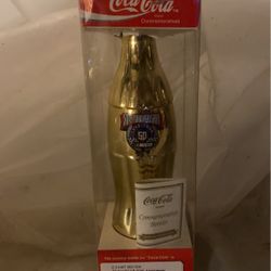 Coca-Cola 50th Nascar Collectable Bottle 